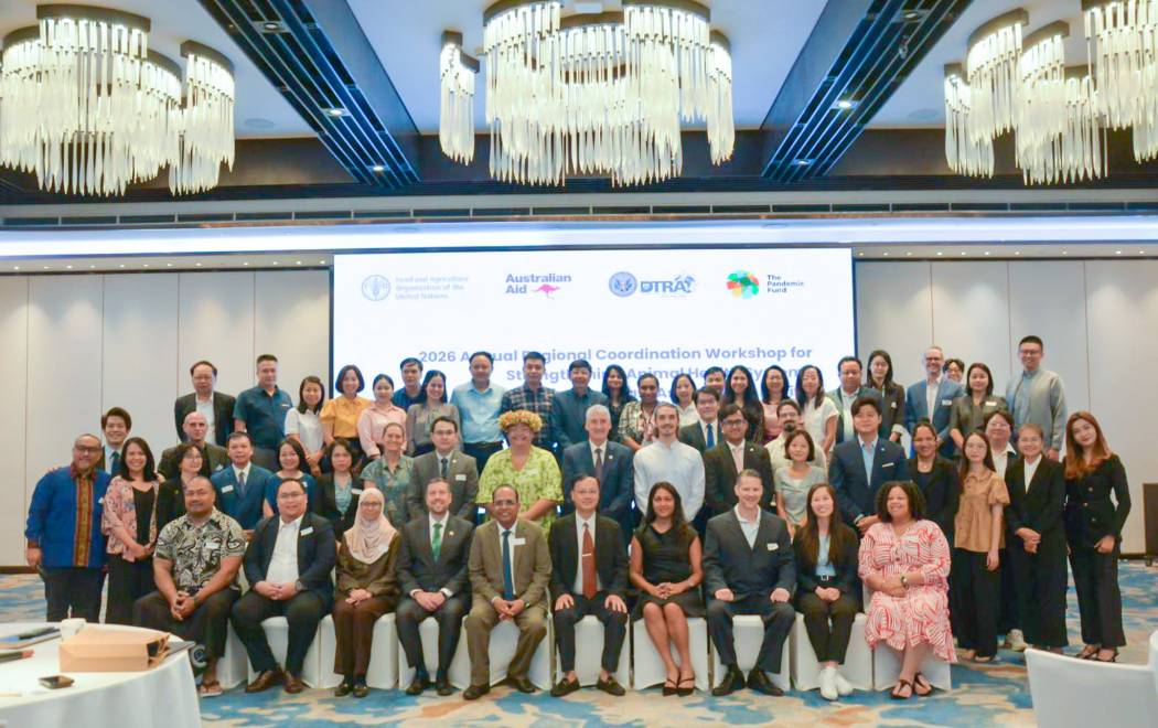 สถาบันสุขภาพสัตว์แห่งชาติเข้าร่วมการประชุม 2026 Annual Regional Coordination Workshop for Strengthening Animal Health Systems in Southeast Asia and the Pacific