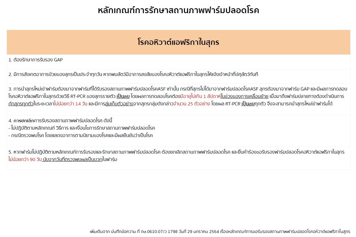 Diseases free farm 5